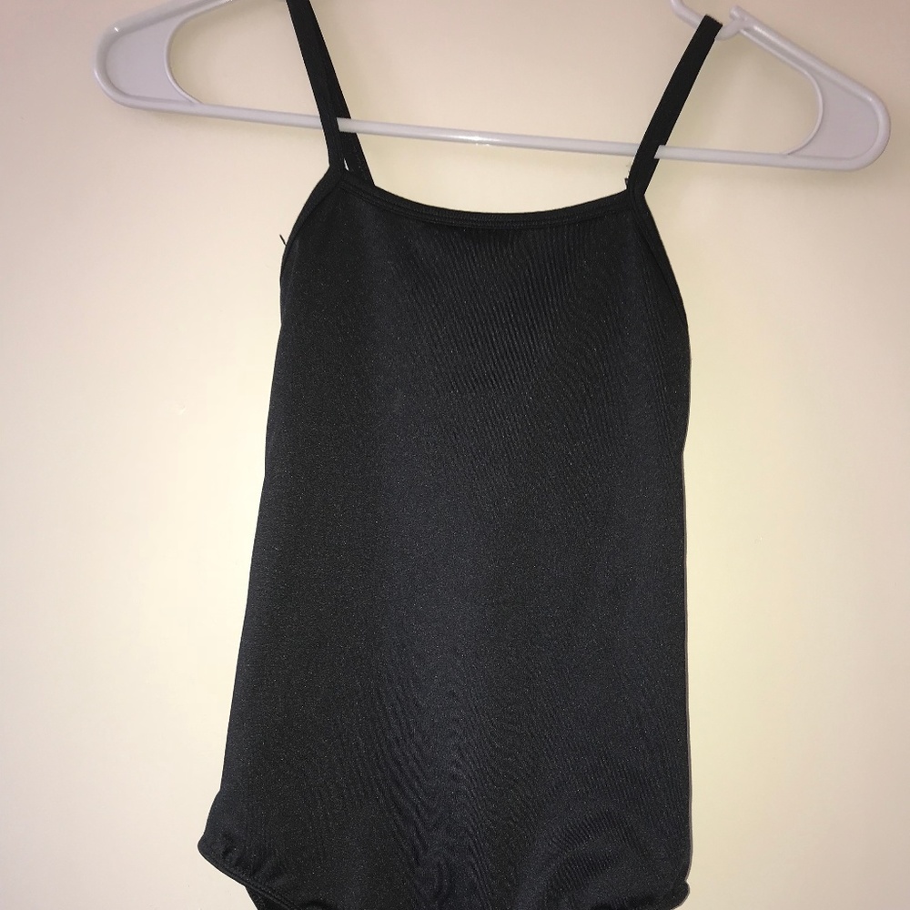 old navy black dance leotard